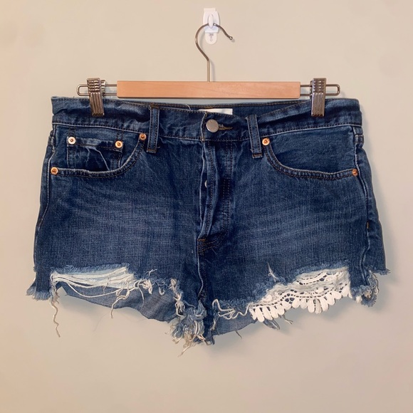 Free People jean shorts - Picture 1 of 6